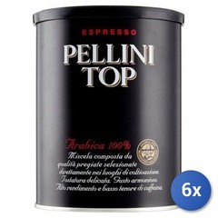 6X Multipack Pellini Top Coffee Jar 250G