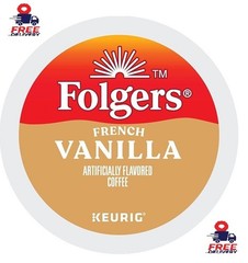 Folgers French Vanilla Keurig K-Cup Pods, 96 Count- HOT DEAL!!!