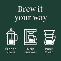 Whole Bean Coffee Medium Roast Pike Place Roast 6 Bags 12 Oz Each Hot Iced Brew