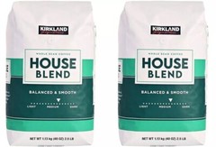 Pack of 2 | Kirkland Signature House Blend Whole Bean Coffee, Medium Roast,…