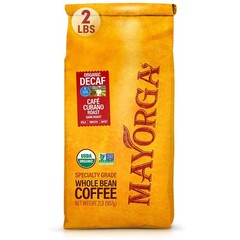 Mayorga Decaf Coffee 2lb Bag Dark Roast Organic Swiss Water Decaffeinated Cub…