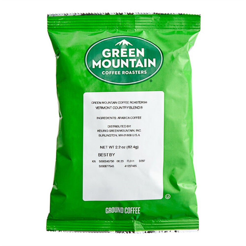 Green Mountain Coffee Roasters Vermont Country Blend Coffee Packet 2.2 oz