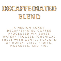 Decaffeinated | Medium Specialty Decaf Roast | Fresh Roasted | Desert Fox Coffee