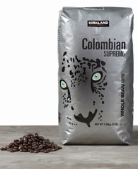 ​Kirkland Colombian Supremo Whole Bean Coffee Medium Roast 3 LB Bags fast ship