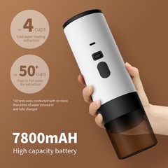 New 3-in-1 Portable Espresso Coffee Machine Wireless Electric Coffee Maker