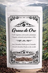 Café Colombiano Premium Grano de Oro 500g Origen Huila 100% Authentic