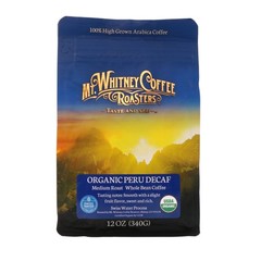 Organic Peru Decaf, Medium Roast Whole Bean, 12 oz (340 g)