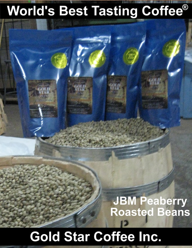 4 lbs – 100% Jamaica Blue Mountain Peaberry Coffee Green Beans – Home Roasting