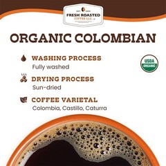, Organic Colombian | USDA Organic, 100% Single Origin, Kosher | Medium Roast…