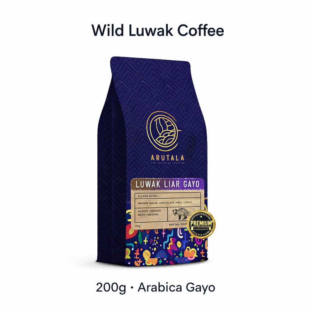 Wild Luwak Gayo Arabica Coffee 200g – Indonesian Kopi Luwak Premium Coffee