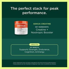 The Genius Brand Organic Mushroom Coffee + Collagen – 10.6 Ounce (Pack of 1)