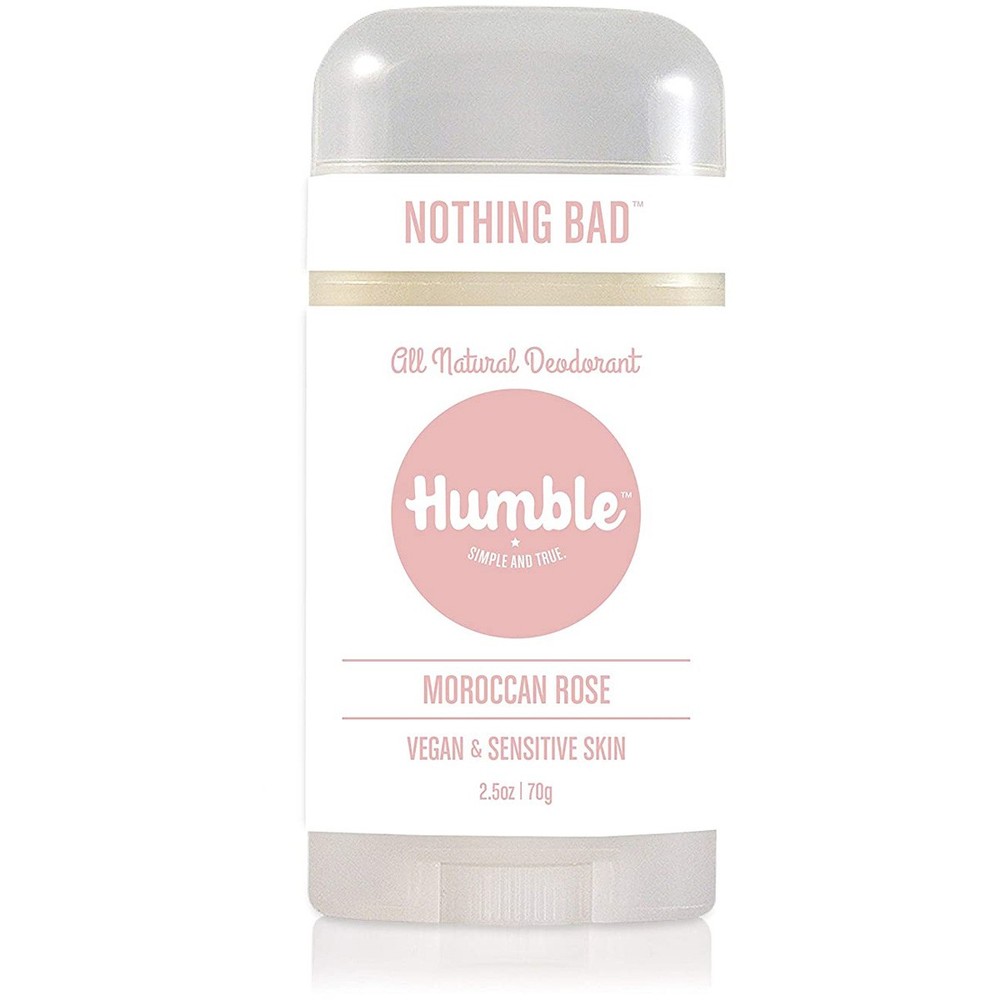 Vegan Sensitive Skin Deodorant Moroccan Rose By Humble 2.5 Oz 1 Pack