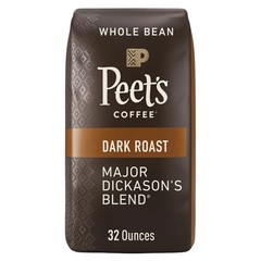 Peet’s Coffee Major Dickason’s Blend Coffee, Dark Roast, Whole Bean, 2 lbs