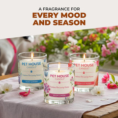 Pet House Fall Candles, Long Lasting, Clean Burning, Soy Wax Scented Candles for