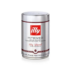 illy Intenso Bold Roast Coffee Beans Dark Roast 100% Arabica 250g / 8.82oz Tin