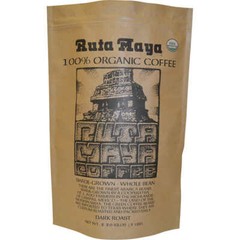 Ruta Maya Organic Dark Roast Whole Bean Coffee, 5 Lbs 100% Arabica Beans