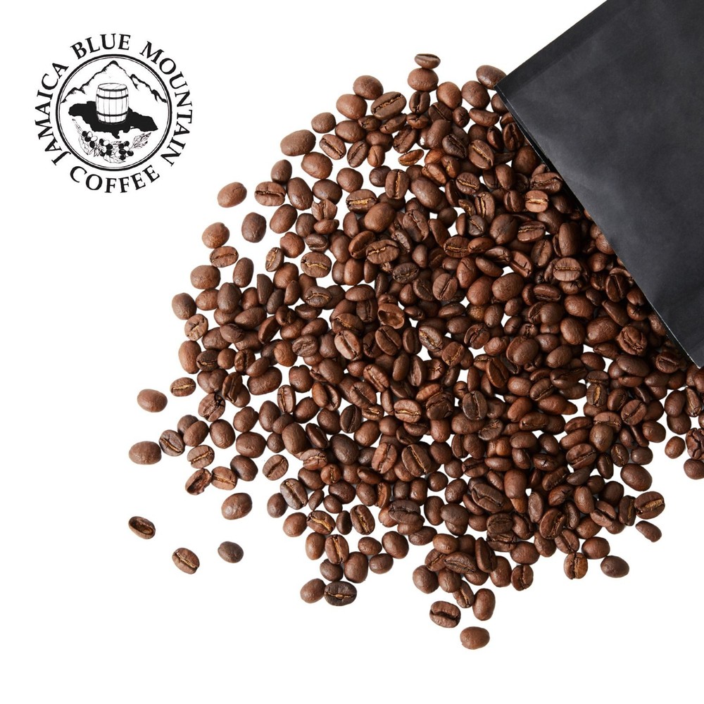 100% Jamaica Blue Mountain Coffee • Dark Roast • Fresh • 5 lbs in 1 lb Bags