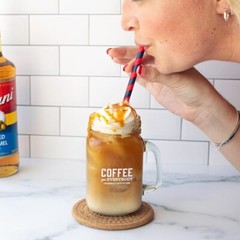 Salted Caramel Mocha Flavored Coffee 12 oz Medium Roast Kosher Whole Bean