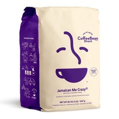 Coffee Bean Direct Jamaican Me Crazy® Flavored, Whole 80 Ounce (Pack of 1)