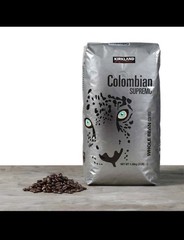 Kirkland Signature Colombian Supremo Coffee, Whole Bean, 3 lbs Medium Roast USA