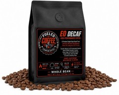 FUELED BY COFFEE E0 DECAF High-Performance Columbian Coffee 8oz Bag Whole Bean