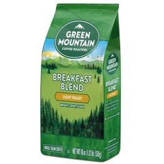 Green Mountain Coffee Roasters Breakfast Blend, 18 Ounce (Pack of 1), Black