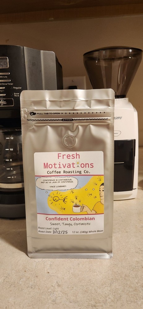Fresh Motivations Colombian Coffee Light Roast Daily Drinkers Pack 3 lb