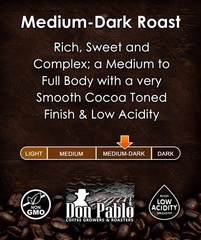 Don Pablo Gourmet Coffee – Signature Blend – Medium Dark 32 Ounce (Pack of 1)