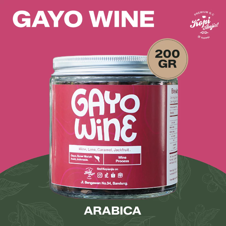BEST NEW! Anjis Arabica Coffee Beans – Arabika Gayo Wine Specialty Roast