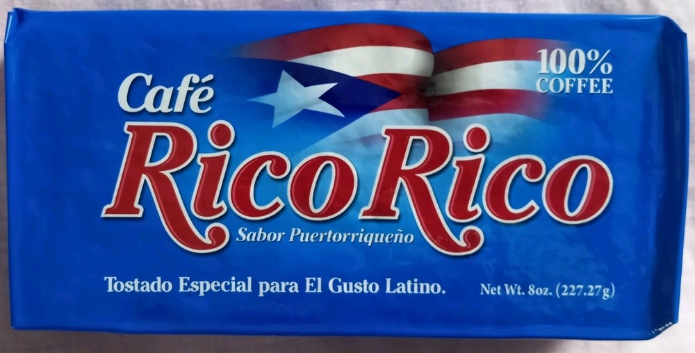 Cafe Rico Rico/ Coffe sabor puertorriqueño 8oz (3 Pack)