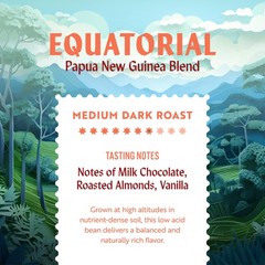 Clean Coffee Co. – Low 12 Ounce (Pack of 1), Papua New Guinea, Whole Bean