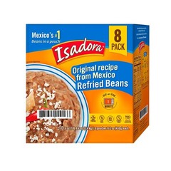 Isadora Refried Original Beans Pouch, 15.2 Ounce (Pack of 8)