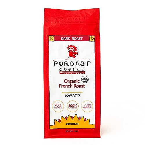 Puroast Low Acid Ground Coffee Premium Organic French Roast High Antioxidant …