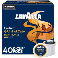 Costiera Gran Aroma Medium Roast Coffee 40 Count Caffeinated 100 Arabica Beans
