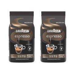 Lavazza Espresso Whole Bean 35.27 Ounce (Pack of 2), Original Version.