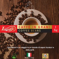Lucaffé Mamma Lucia Coffee Beans – 1 kg Bag Imported from Italy