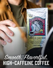 Raven’S Brew Coffee Ravens Brew Coffee High Caffeine Coffee Dark Roast Whole