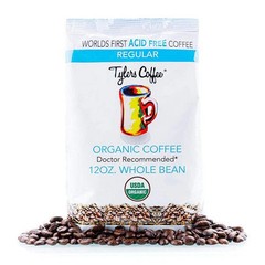 Organic Regular Whole Bean Coffee Acid-Free 12 Oz