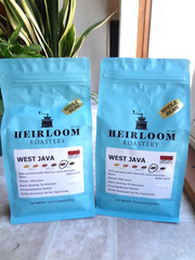 Heirloom Roastery West Java Whole Bean Coffee 16 oz each (Lot of 2)