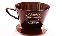 Vintage First Colony Coffee Cup Sifter Centennial Celebration