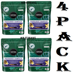 4 Pack Zavida Coffee Whole Bean Coffee, Hazelnut Vanilla (32 oz.) Great Price