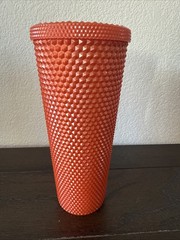 Starbucks Limited Edition Studded Orange 24oz Tumbler