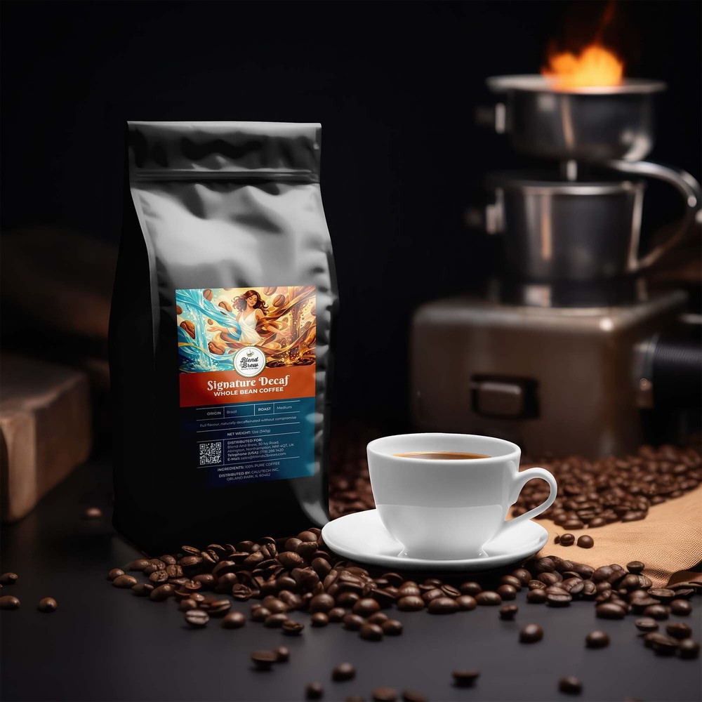 Signature Decaf Coffee, Swiss Water® Process, Whole Bean or Ground, 12oz to 5lb