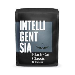 Coffee, Light Roast Whole Bean Coffee – Black Cat Classic Espresso 12 Ounce Bag