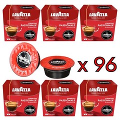 Lavazza A Modo Mio Espresso Coffee Machine Capsule Pod Passionale 96 pack