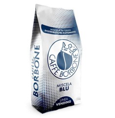 Bourbon Coffee Beans Line Vending Blend BLUE 1kg Bean Envelopes