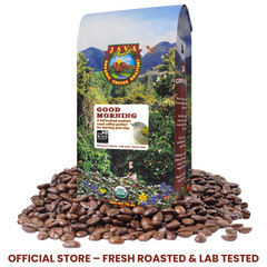 Java Planet Good Morning Organic Medium Roast Low Acid No Mold Beans/Ground