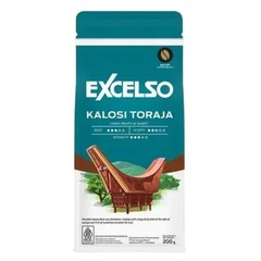 EXCELSO Indonesia Coffee Kalosi Toraja 200g Whole Beans or Ground Coffee