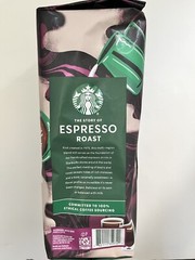 2 Packs Starbucks Espresso Dark Roast Whole Bean Coffee 40 oz Each Pack = 80 oz