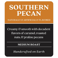 Medium Roast Whole Bean Coffee, Southern Pecan Blend, Lb
